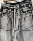 LUU DAN Radiation Dumpster Denim Jeans