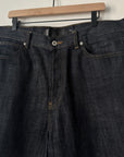 No Faith Studios Wide Leg Japanese Raw Selvedge Denim