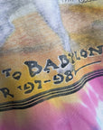 RARE Vintage 1997 The Rolling Stones Bridges to Babylon Tie Dye T shirt