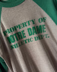 Vintage 1980s Property of Notre Dame