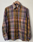 70s Charlie Brown Multicolor Flannel (Made In USA)