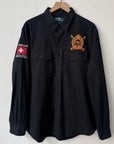 Polo Ralph Lauren Black Long-Sleeve Utility Shirt