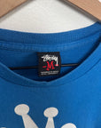 Vintage Blue Stussy LA Rollers Shirt