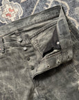 Ralph Lauren Denim & Supply Distressed Straight Leg Grey Denim