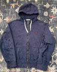Y2k Ralph Lauren Distressed Hoodie