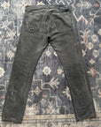Ralph Lauren Denim & Supply Distressed Straight Leg Grey Denim