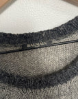 Balmain 100% Wool Knit Sweater