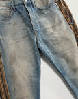 Acne Studios Deconstructed Checked Jeans