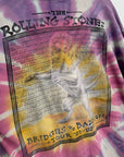 RARE Vintage 1997 The Rolling Stones Bridges to Babylon Tie Dye T shirt
