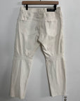 White Balmain Biker Denim