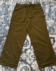 Balenciaga Green Wide Leg Trousers Winter 17