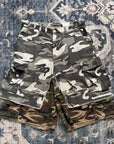 Project GR x Murd333r.fm Camo Cargo Shorts