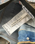 Acne Studios 2023 Super Baggy Waxed Jeans