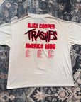 Vintage 1990 Alice Cooper Trashes America Tour Tee