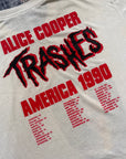 Vintage 1990 Alice Cooper Trashes America Tour Tee