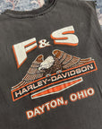 Vintage 1990s F&S Harley Cut-off Sleeve