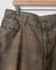 Acne Studios 2023 Super Baggy Waxed Jeans