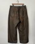 Acne Studios 2023 Super Baggy Waxed Jeans
