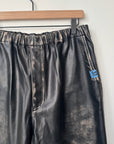 Mihara Yasuhiro Synthetic Leather Pants