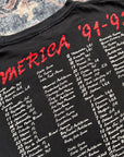 Vintage 1991 Skid Row America Tour Tee