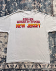 Vintage 1989 Bon Jovi Kiss Em Where It Stinks NJ Tour Tee