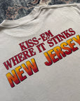 Vintage 1989 Bon Jovi Kiss Em Where It Stinks NJ Tour Tee