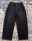 Balenciaga Black Baggy Denim