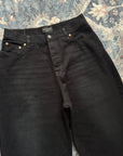 Balenciaga Black Baggy Denim
