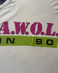 Vintage 1990 Killer Dwarfs A.W.O.L in 90 Tour Tee