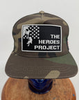 Chrome Hearts 'The Heroes Project' Camo Trucker Hat