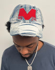 Mowalola Mind Game Denim Cap