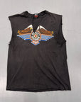 Vintage 1990s F&S Harley Cut-off Sleeve
