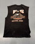 Vintage 1990s F&S Harley Cut-off Sleeve