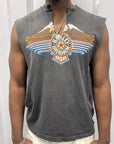 Vintage 1990s F&S Harley Cut-off Sleeve