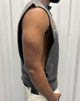 Vintage 1990s F&S Harley Cut-off Sleeve