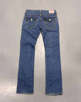 Y2K True Religion Womens Billy Cut Mid Rise Jeans