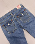Y2K True Religion Womens Billy Cut Mid Rise Jeans