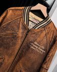 Vintage 1990s Avirex Leather Flight Jacket