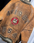 Vintage 1990s Avirex Leather Flight Jacket