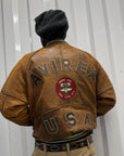 Vintage 1990s Avirex Leather Flight Jacket