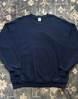 Vintage 1990s Navy Blue Jerzees Crewneck