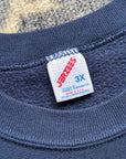 Vintage 1990s Navy Blue Jerzees Crewneck