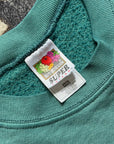 Vintage 1990s Fruit of The Loom Green Crewneck
