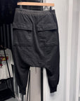 Rick Owens Drkshdw Drop Crotch Prisoner Pants