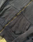 Vintage 1990s Polo Ralph Lauren Distressed Zip-up