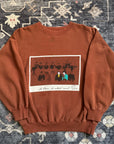 Vintage Pasta Be True To Whats Cool Crewneck