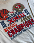 Vintage 1988 Super Bowl XXIII Bengals vs. 49ers Crewneck