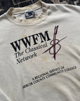 Vintage 1990s WWFM The Classical Network Mercer County Community College Crewneck