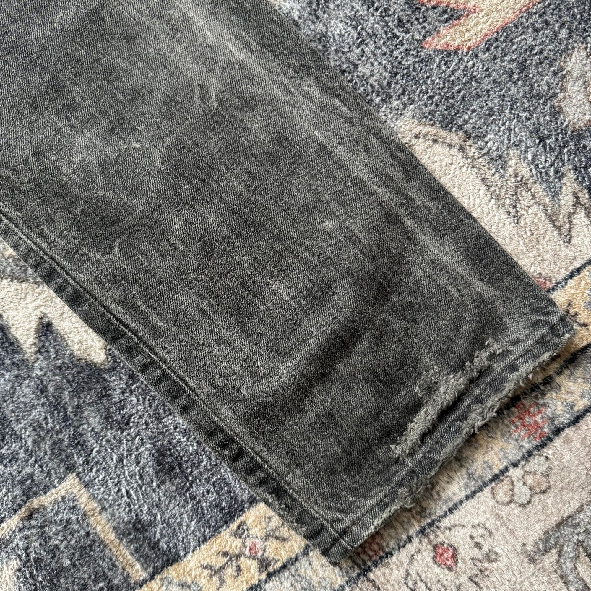 Ralph Lauren Denim &amp; Supply Distressed Straight Leg Grey Denim
