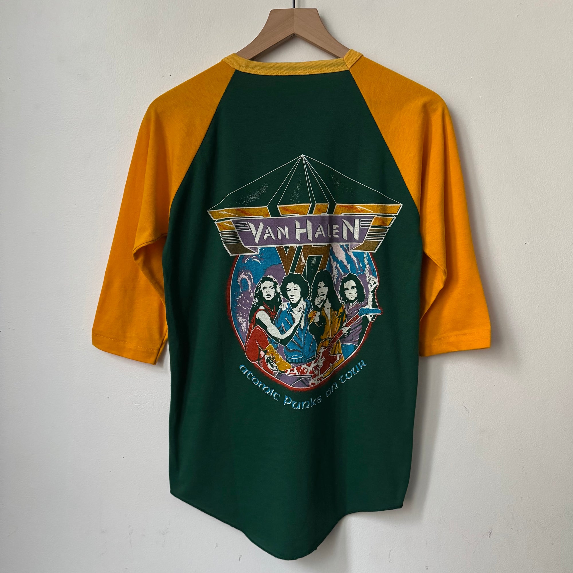 Vintage 1980 Van Halen "Women and Children First" Raglan Concert Baseball Tee